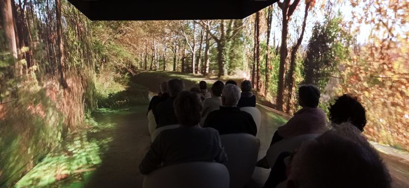 Séance de cinéma immersif